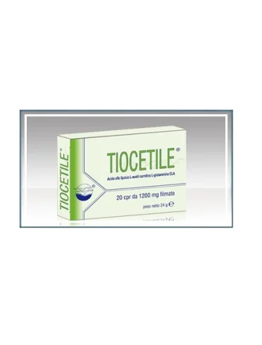 Tiocetile 20 compresse 24 g Tiocetile 20 compresse 24 g