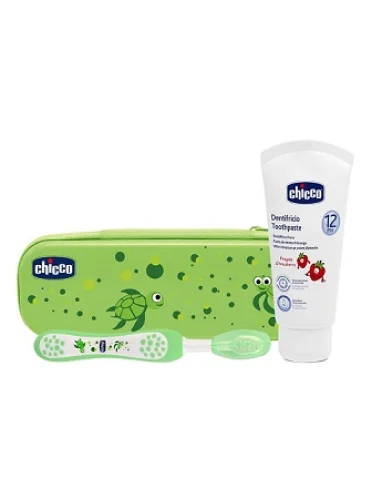 Chicco set dentale verde spazzolino e dentifricio Chicco set dentale verde spazzolino e dentifricio