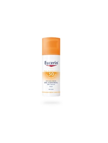 Eucerin sun oil control - crema solare viso effetto anti-lucidità con protezione molto alta spf 50+ - 50 ml