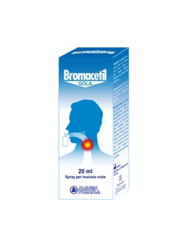 Bromacetil gola - spray per infezioni delle mucosa orale - 20 ml