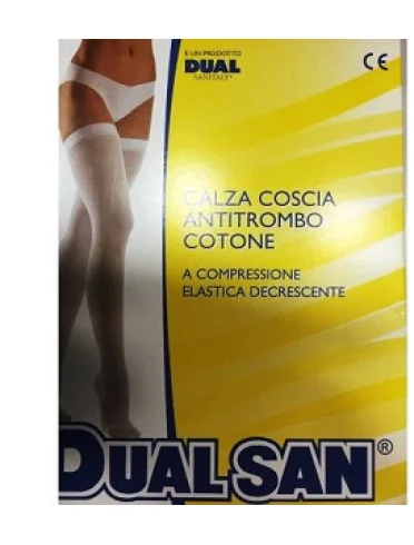 Dualsan calza antitrombo con tassello 1 Dualsan calza antitrombo con tassello 1