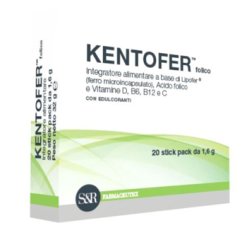 Kentofer Folico - Integratore di Ferro e Vitamine - 20 Bustine