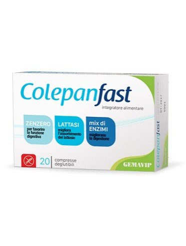 Colepanfast integratore digestivo 20 compresse