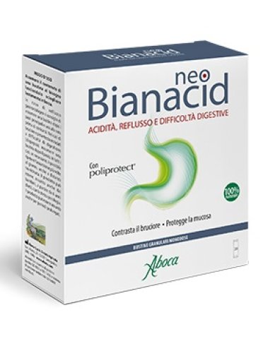 Aboca neobianacid - integratore per acidità e reflusso - 20 bustine