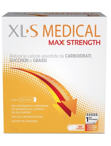 Xl-s medical max strenght - integratore per la perdita del peso - 120 compresse