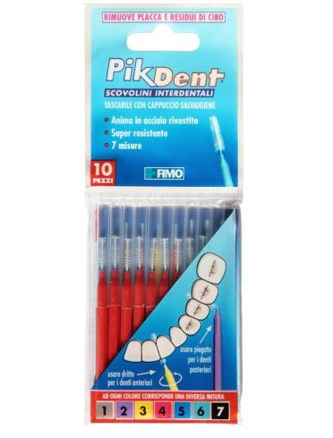 Pikdent stuzzicolino 4 ro 10pz