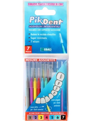 Pikdent stuzzicolino 1 bustina con 7 misure assortite