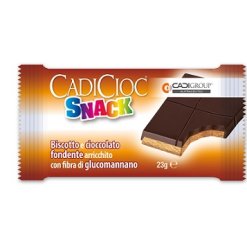 Cadicioc - Snack Cioccolato Fondente con Fibra di Glucomannano - 1 Barretta