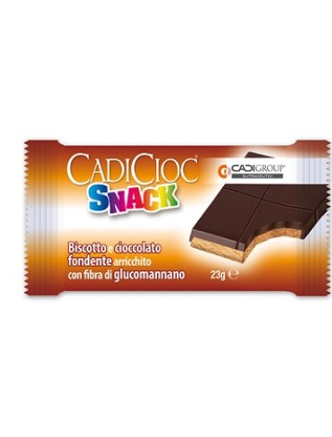 Cadicioc - snack cioccolato fondente con fibra di glucomannano - 1 barretta