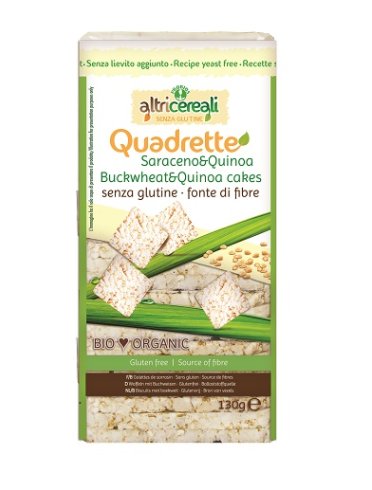 Altricereali quadrette saraceno e quinoa bio 130 g