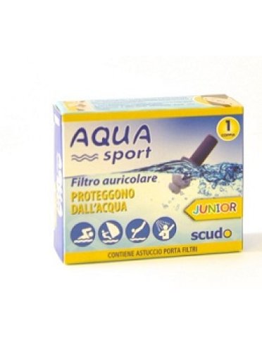 Scudo aqua sport - filtro auricolare per bambini - 2 pezzi