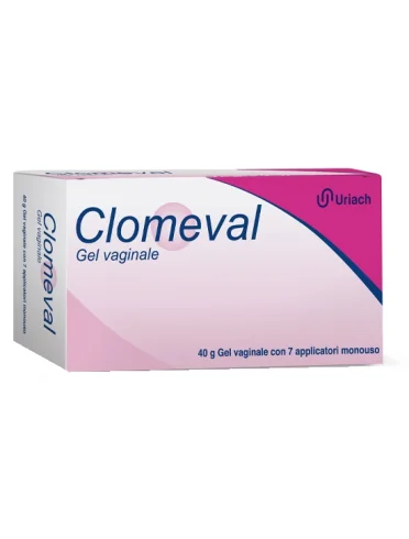 Clomeval - gel vaginale - 40 g + 7 applicatori Clomeval - gel vaginale - 40 g + 7 applicatori