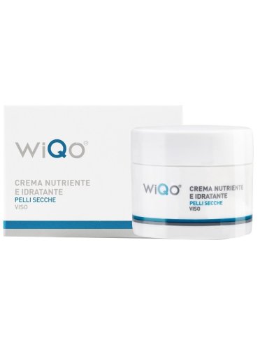 Wiqo crema nutriente ed idratante pelli secche viso 50 ml