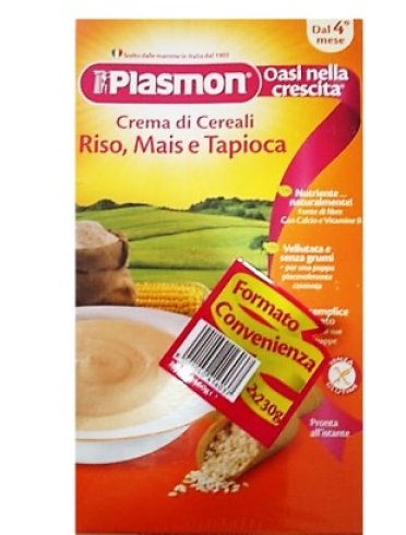 Plasmon cereali riso/mais/tapioca 2 x 230 g