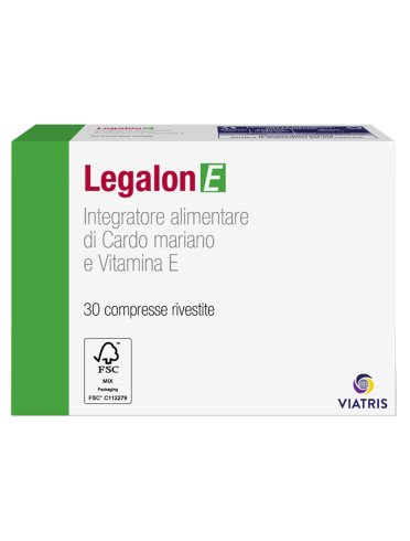 Legalon - integratore di vitamina e per la depurazione del fegato - 30 compresse