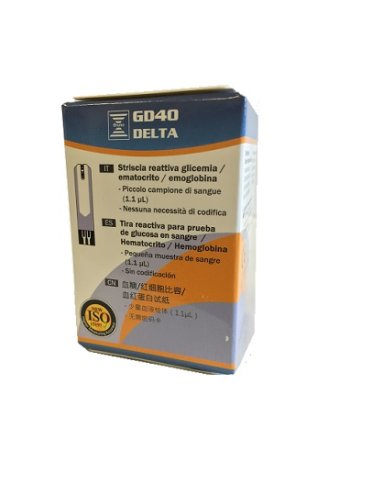 Strisce misurazione glicemia bruno gd40 delta 25 pezzi