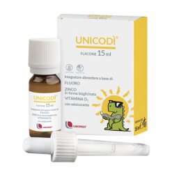 Unicodì - Integratore di Vitamina D3 e Zinco - 15 ml