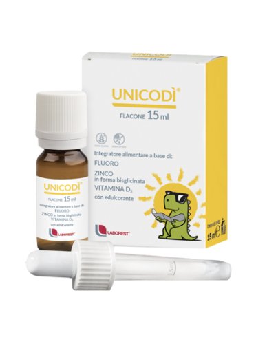Unicodì - integratore di vitamina d3 e zinco - 15 ml