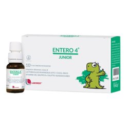 Entero 4 Junior - Integratore di Fermenti Lattici - 10 Flaconcini x 8 ml
