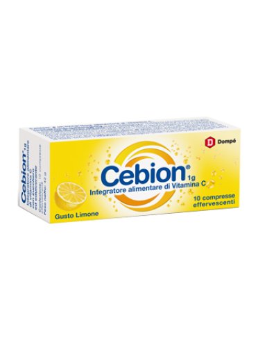 Cebion - integratore di vitamina c gusto limone - 10 compresse effervescenti