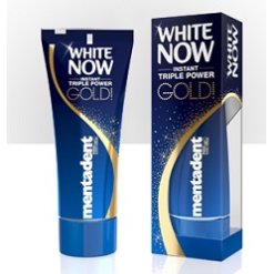 MENTADENT DENTIFRICIO WHITE NOW TRIPLE POWER GOLD 50 ML