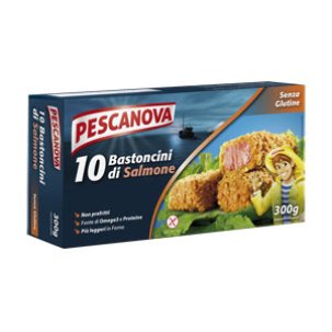 PESCANOVA 10 BASTONCINI DI SALMONE 300 G