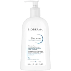 Bioderma Atoderm Intensive Gel Moussant - Gel Schiumogeno Detergente Corpo per Pelle Secca - 500 ml