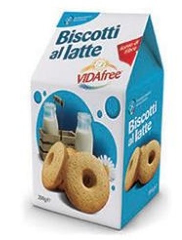 Vidafree biscotti al latte senza glutine 200 g