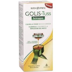 Body Spring Golis Tuss - Sciroppo per il Trattamento della Tosse Secca e Grassa - 170 ml