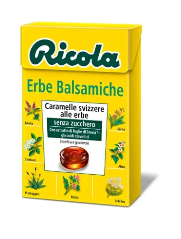 Ricola erbe balsamiche senza zucchero 50 g Ricola erbe balsamiche senza zucchero 50 g