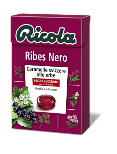 Ricola ribes nero senza zucchero 50 g