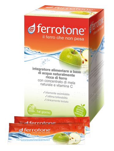 Ferrotone - integratore di ferro - 28 bustine