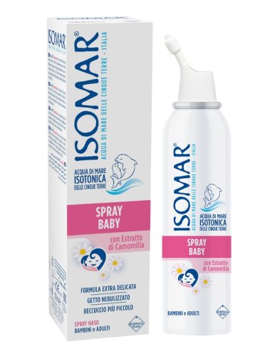 Isomar naso spray fluidificante baby con camomilla 100 ml