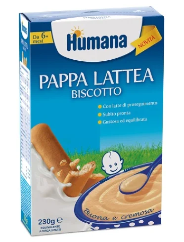 Humana pappa lattea biscotto 230 g Humana pappa lattea biscotto 230 g