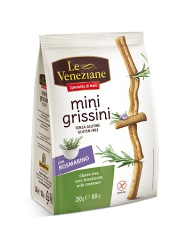 Le veneziane mini grissini rosmarino 250 g Le veneziane mini grissini rosmarino 250 g