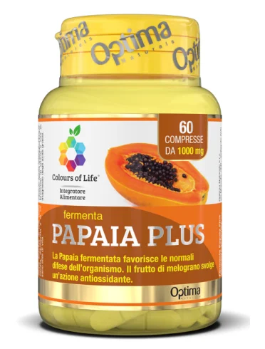 Colours of life papaia plus - integratore per difese immunitarie - 60 compresse Colours of life papaia plus - integratore per difese immunitarie - 60 compresse