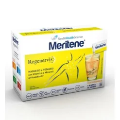 Meritene Regenervis - Integratore per Ridurre Stanchezza e Fatica - Gusto Arancia 20 Bustine da 4 g