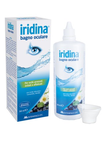 Iridina bagno oculare - soluzione sterile per occhi stanchi e affaticati - 360 ml
