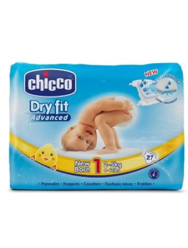 Chicco dry fit advance new born 27 pezzi