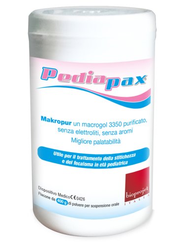 Pediapax polvere - trattamento della stitichezza e fecaloma per bambini - 400 g