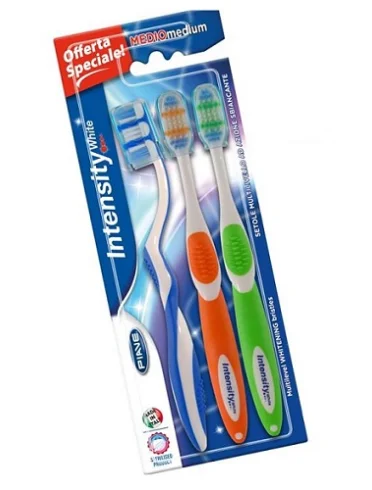 Kit 3 spazzolini intensity white