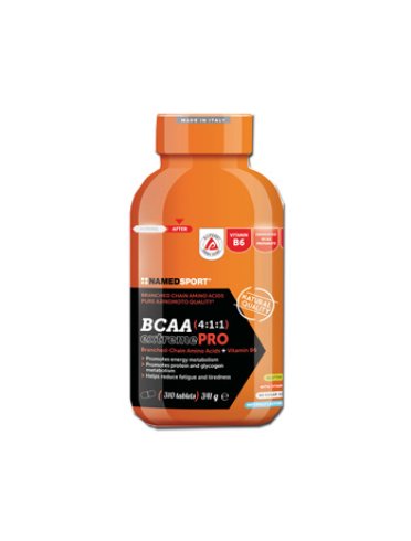Named sport bcaa 4:1:1 extreme pro - integratore di aminoacidi e vitamina b6 - 310 compresse