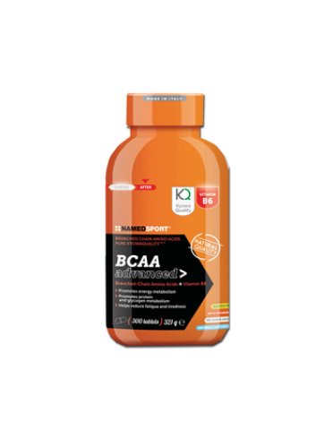 Named sport bcaa advanced - integratore di aminoacidi e vitamina b6 - 300 compresse