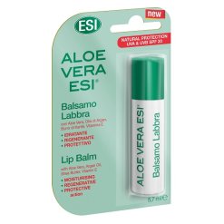 Esi Aloe Vera - Stick Balsamo Labbra con Protezione Solare Media SPF 20