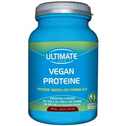 Ultimate Vegan Proteine - Integratore per Massa Muscolare Gusto Cacao - 450 g