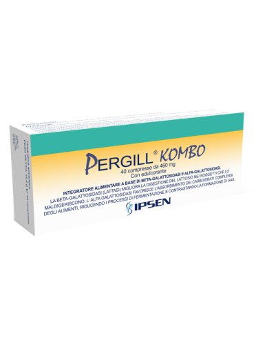 Pergill kombo - integratore per la digestione del lattosio - 40 compresse