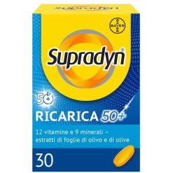 Supradyn Ricarica 50+ - Integratore per Adulti Over 50 - 30 Compresse