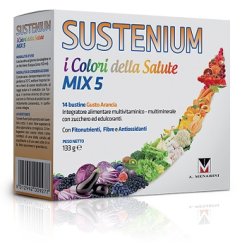 Sustenium I Colori della Salute Adulti Mix 5 - Complesso Multivitaminico - 14 Bustine