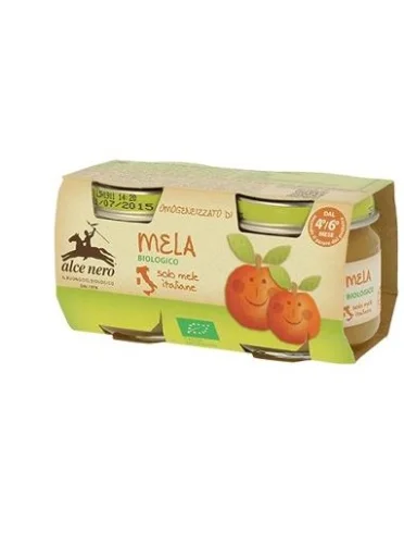 Omogeneizzato di mela baby food bio 2 x 80 g Omogeneizzato di mela baby food bio 2 x 80 g