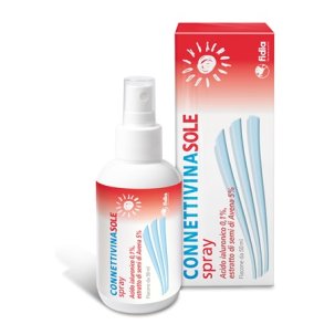 Connettivina Sole - Spray all'Acido Ialuronico Lenitivo per Eritema Solare - 50 ml